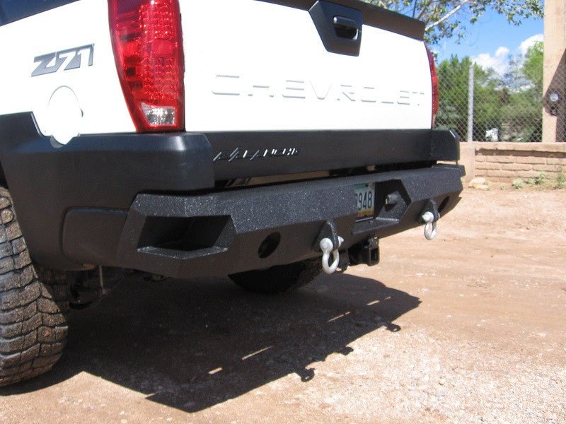 2002-2006 Chevrolet Avalanche Rear Bumper (CLADDED VERSION ONLY) - Iron Bull BumpersREAR IRON BUMPER