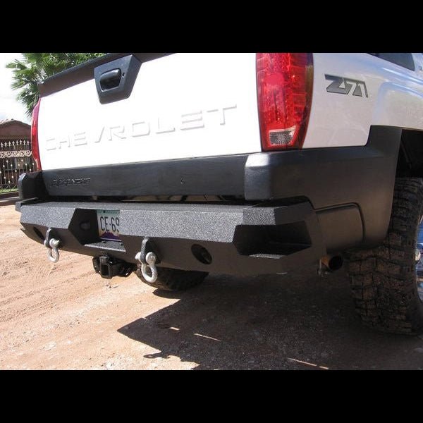 2002-2006 Chevrolet Avalanche Rear Bumper (CLADDED VERSION ONLY) - Iron Bull BumpersREAR IRON BUMPER