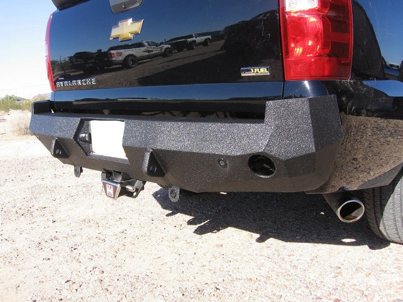 2002-2013 Chevrolet Avalanche Rear Bumper Iron Bull Bumpers REAR IRON BUMPER