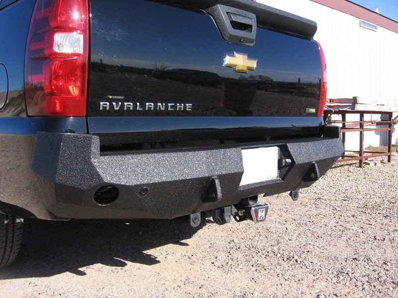 2002-2013 Chevrolet Avalanche Rear Bumper Iron Bull Bumpers REAR IRON BUMPER