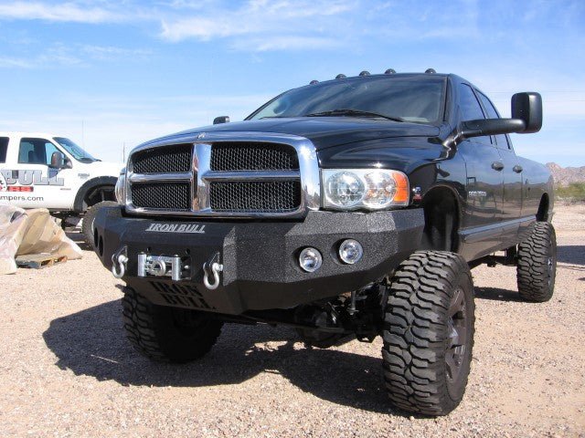 2003-2005 Dodge 2500/3500 Front Bumper - Iron Bull BumpersFRONT IRON BUMPER