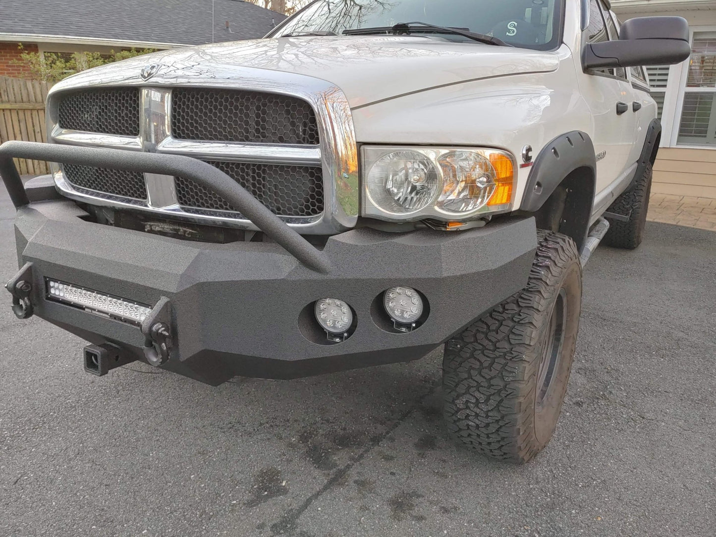 2003-2005 Dodge 2500/3500 Front Bumper - Iron Bull BumpersFRONT IRON BUMPER