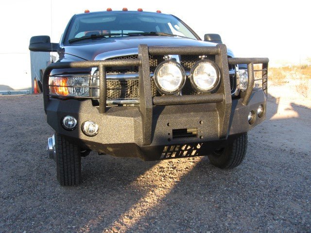 2003-2005 Dodge 2500/3500 Front Bumper - Iron Bull BumpersFRONT IRON BUMPER