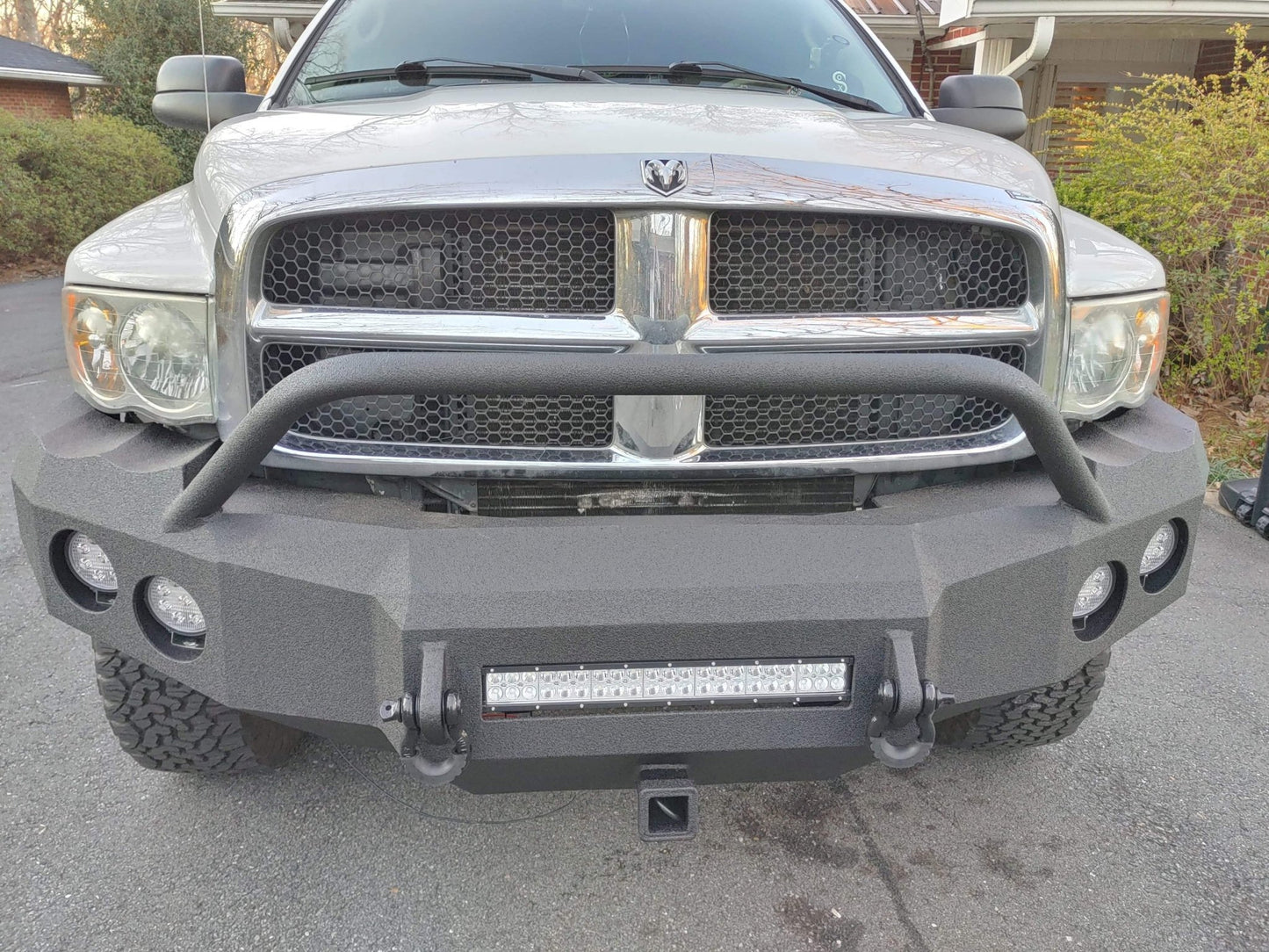 2003-2005 Dodge 2500/3500 Front Bumper - Iron Bull BumpersFRONT IRON BUMPER