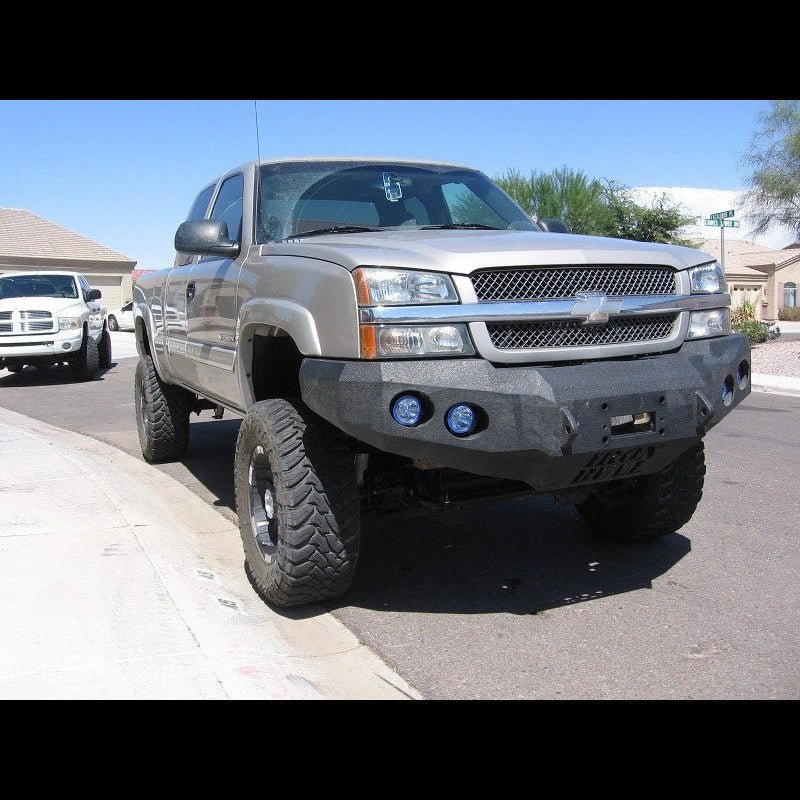 2003-2007 Chevrolet Silverado 2500/3500 Front Bumper - Iron Bull BumpersFRONT IRON BUMPER