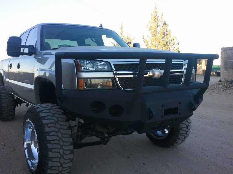 2003-2007 Chevrolet Silverado 2500/3500 Front Bumper - Iron Bull BumpersFRONT IRON BUMPER