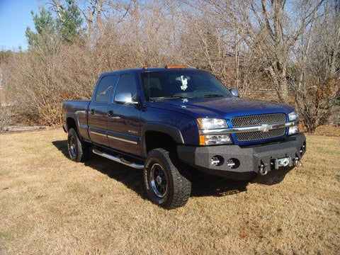 2003-2007 Chevrolet Silverado 2500/3500 Front Bumper - Iron Bull BumpersFRONT IRON BUMPER