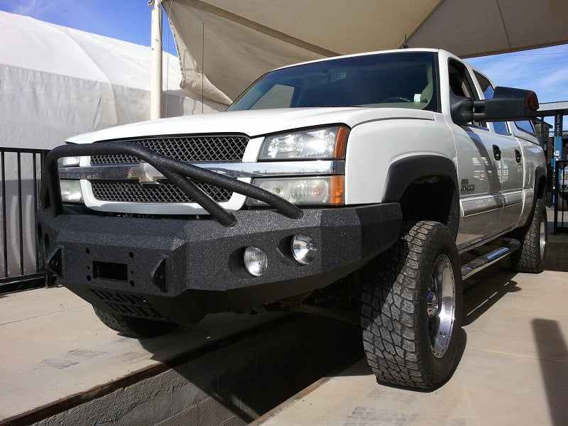 2003-2007 Chevrolet Silverado 2500/3500 Front Bumper - Iron Bull BumpersFRONT IRON BUMPER