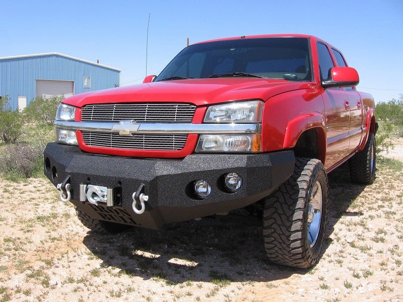 2003-2007 Chevrolet Silverado 2500/3500 Front Bumper - Iron Bull BumpersFRONT IRON BUMPER