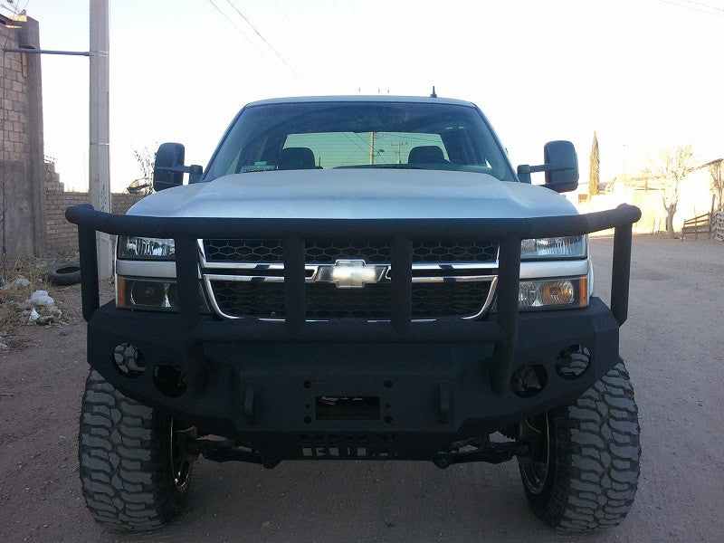 2003-2007 Chevrolet Silverado 2500/3500 Front Bumper - Iron Bull BumpersFRONT IRON BUMPER