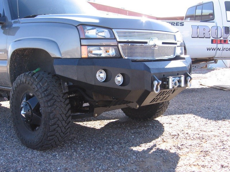 2003-2007 Chevrolet Silverado 2500/3500 Front Bumper - Iron Bull BumpersFRONT IRON BUMPER