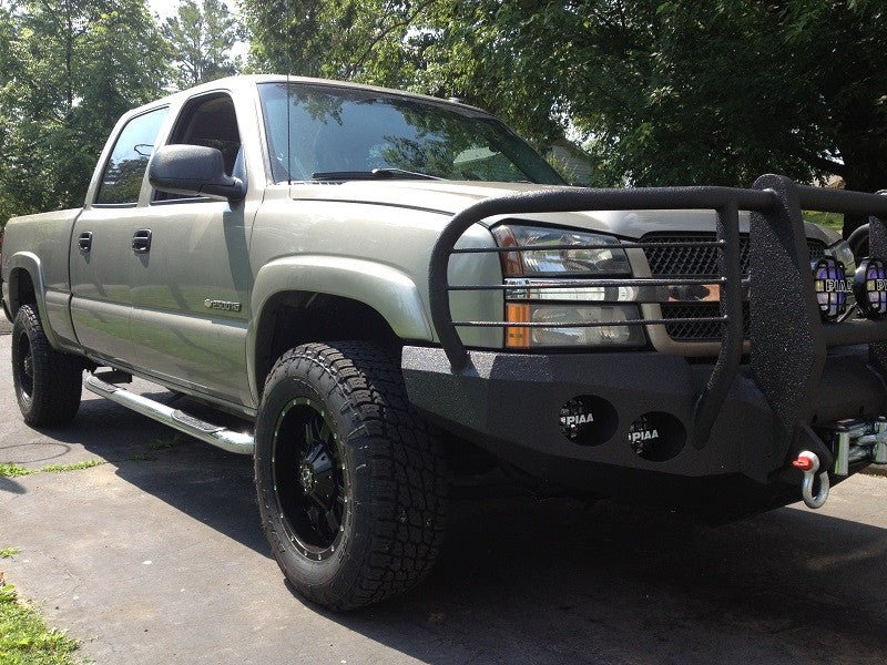 2003-2007 Chevrolet Silverado 2500/3500 Front Bumper - Iron Bull BumpersFRONT IRON BUMPER