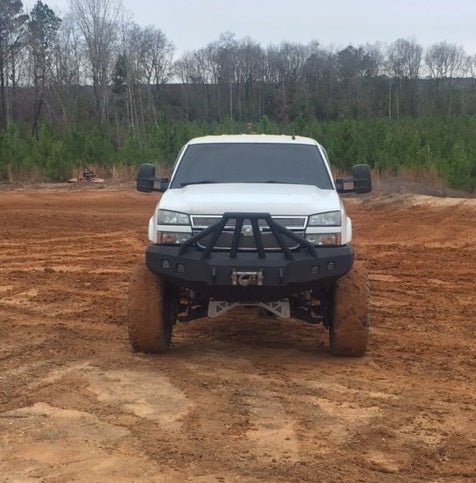 2003-2007 Chevrolet Silverado 2500/3500 Front Bumper - Iron Bull BumpersFRONT IRON BUMPER