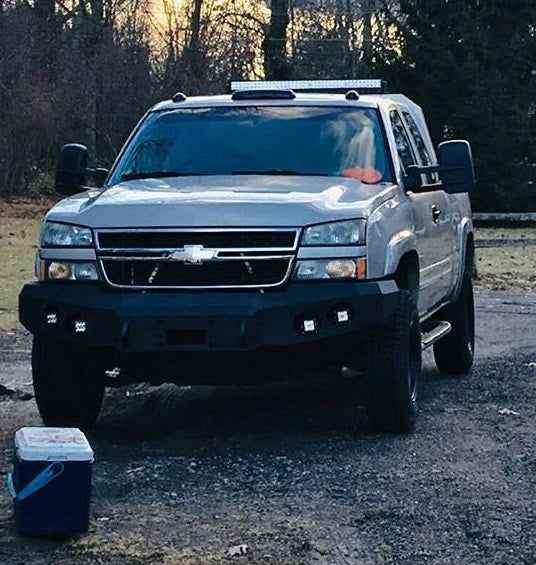 2003-2007 Chevrolet Silverado 2500/3500 Front Bumper - Iron Bull BumpersFRONT IRON BUMPER