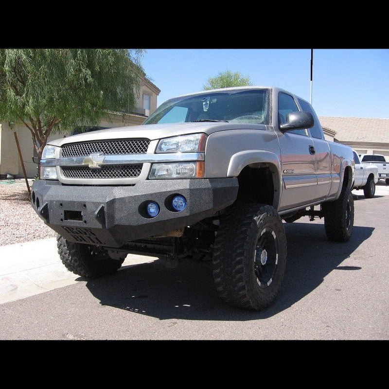 2003-2007 Chevrolet Silverado 2500/3500 Front Bumper - Iron Bull BumpersFRONT IRON BUMPER