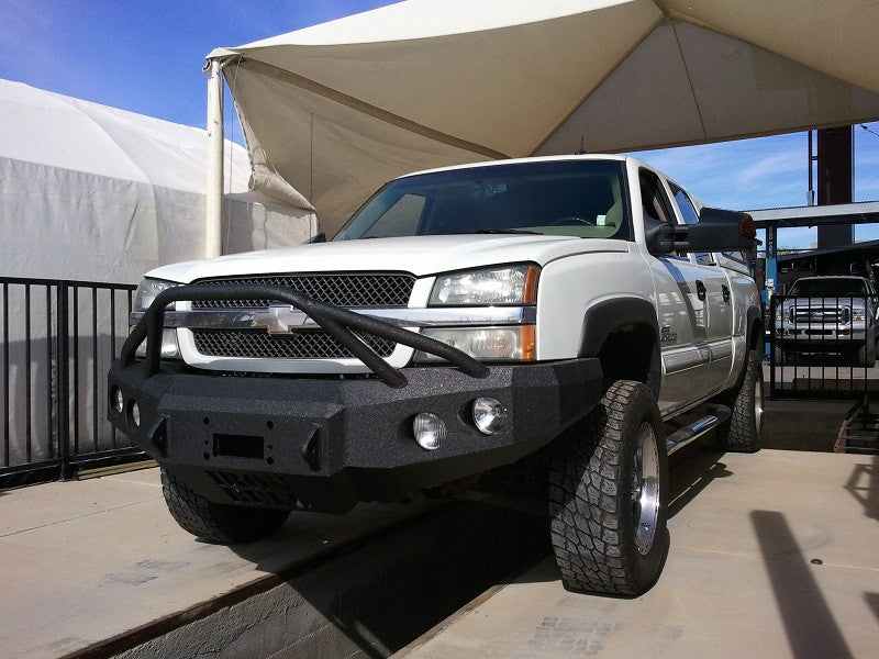 2003-2007 Chevrolet Silverado 2500/3500 Front Bumper - Iron Bull BumpersFRONT IRON BUMPER