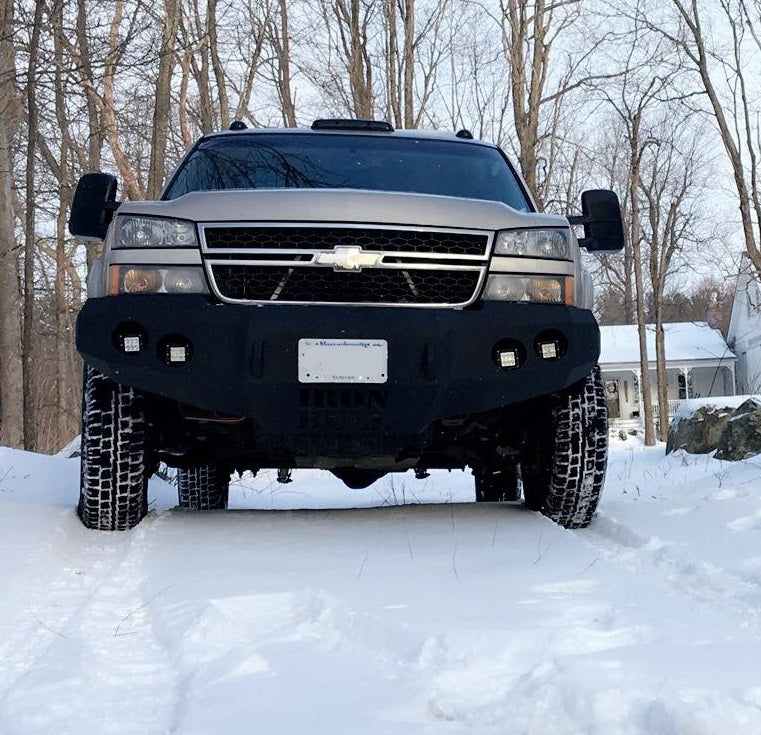 2003-2007 Chevrolet Silverado 2500/3500 Front Bumper - Iron Bull BumpersFRONT IRON BUMPER