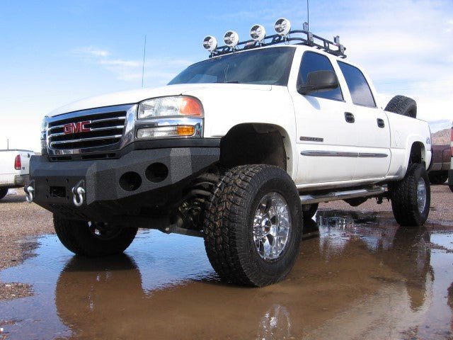 2003-2007 GMC Sierra 2500/3500 Front Bumper - Iron Bull BumpersFRONT IRON BUMPER