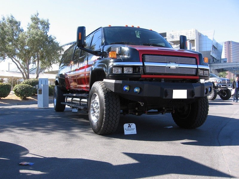 2003-2009 Chevrolet Kodiak 4500/7500 Front Bumper - Iron Bull BumpersFRONT IRON BUMPER