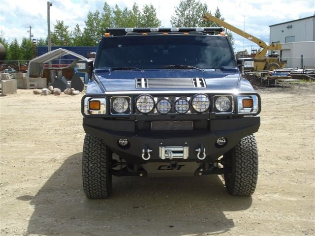 2003-2009 Hummer H2 Front Bumper - Iron Bull BumpersFRONT IRON BUMPER