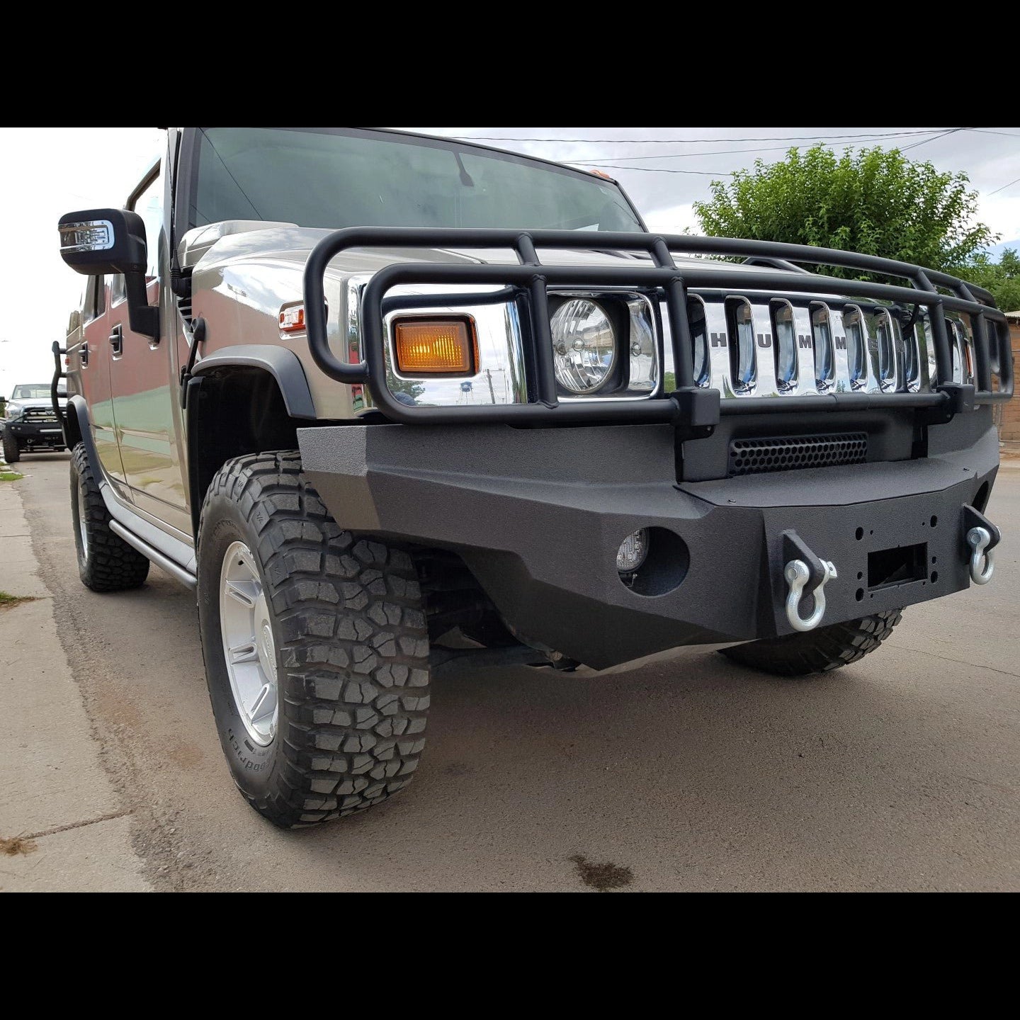 2003-2009 Hummer H2 Front Bumper - Iron Bull BumpersFRONT IRON BUMPER