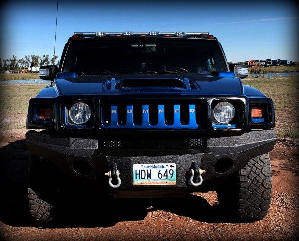 2003-2009 Hummer H2 Front Bumper - Iron Bull BumpersFRONT IRON BUMPER