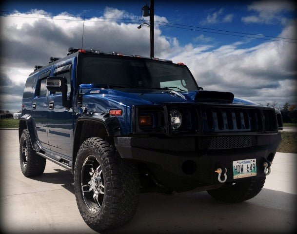 2003-2009 Hummer H2 Front Bumper - Iron Bull BumpersFRONT IRON BUMPER