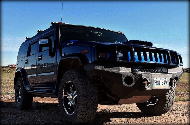 2003-2009 Hummer H2 Front Bumper - Iron Bull BumpersFRONT IRON BUMPER