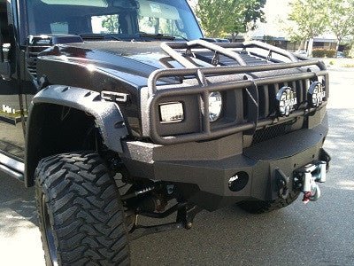 2003-2009 Hummer H2 Front Bumper - Iron Bull BumpersFRONT IRON BUMPER