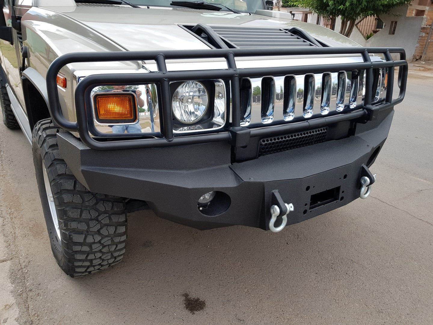 2003-2009 Hummer H2 Front Bumper - Iron Bull BumpersFRONT IRON BUMPER