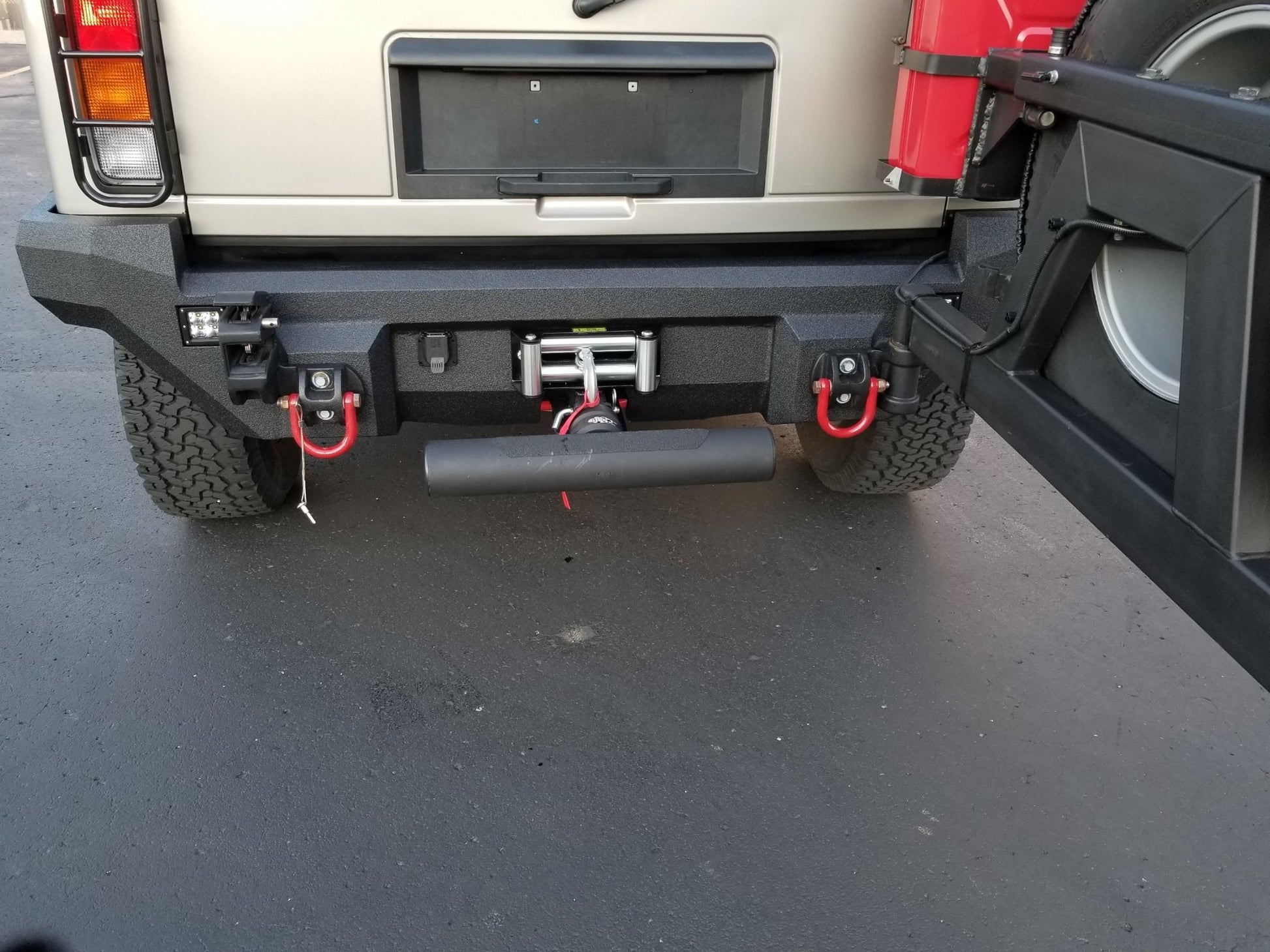 2003-2009 Hummer H2 Rear Bumper - Iron Bull BumpersREAR IRON BUMPER