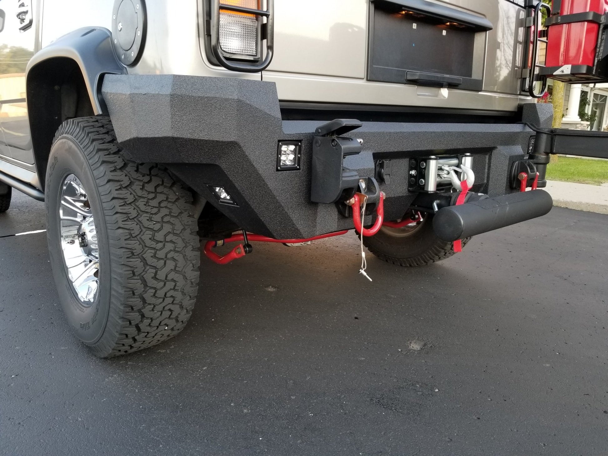 2003-2009 Hummer H2 Rear Bumper - Iron Bull BumpersREAR IRON BUMPER