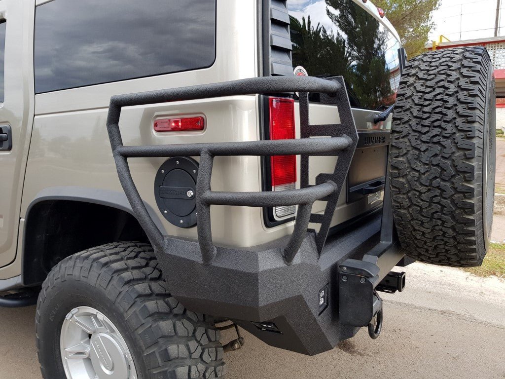 2003-2009 Hummer H2 Rear Bumper - Iron Bull BumpersREAR IRON BUMPER