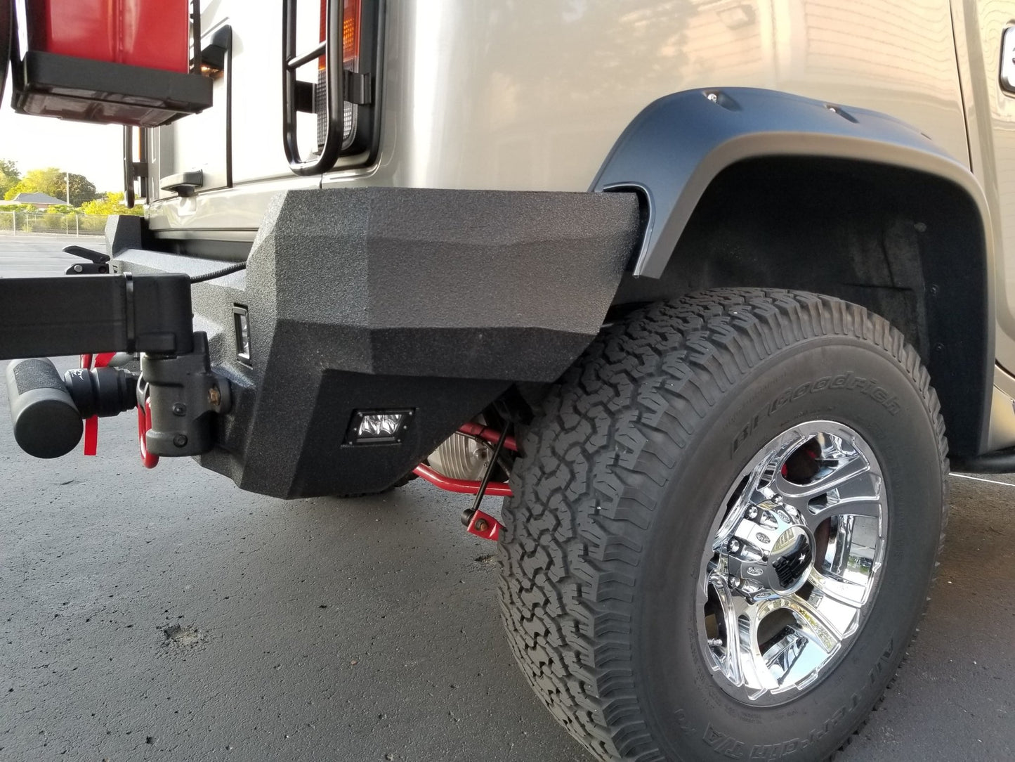 2003-2009 Hummer H2 Rear Bumper - Iron Bull BumpersREAR IRON BUMPER