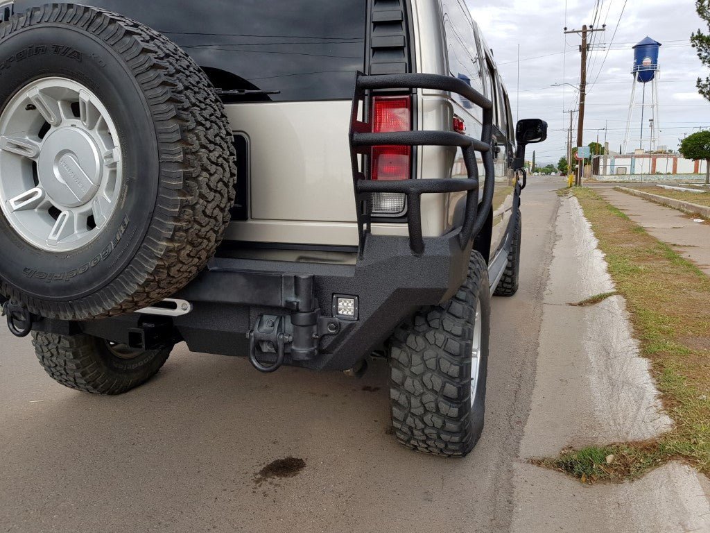 2003-2009 Hummer H2 Rear Bumper - Iron Bull BumpersREAR IRON BUMPER