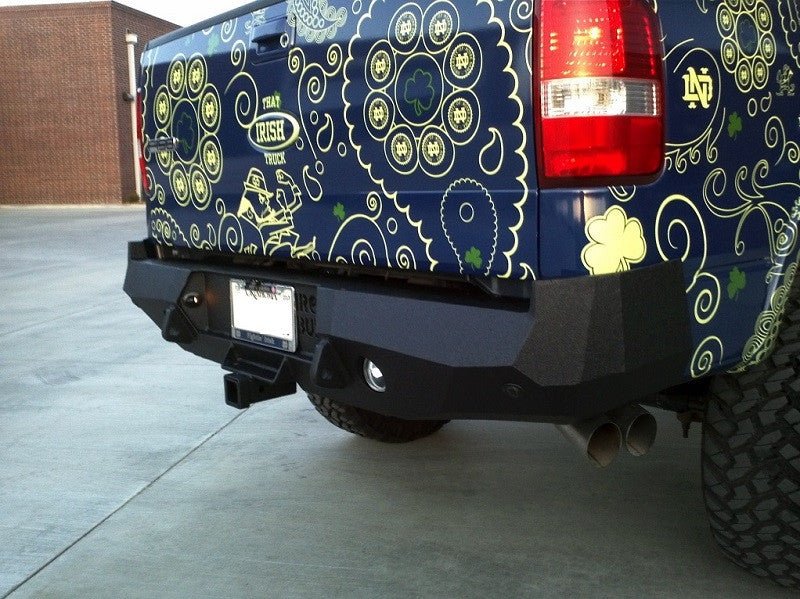 2004-2008 Ford F150 Rear Bumper | Parking Sensor Cutouts Available - Iron Bull BumpersREAR IRON BUMPER