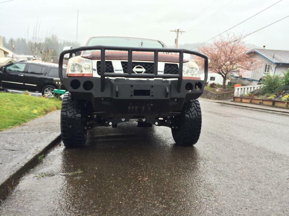 2004-2015 Nissan Titan Front Bumper - Iron Bull BumpersFRONT IRON BUMPER