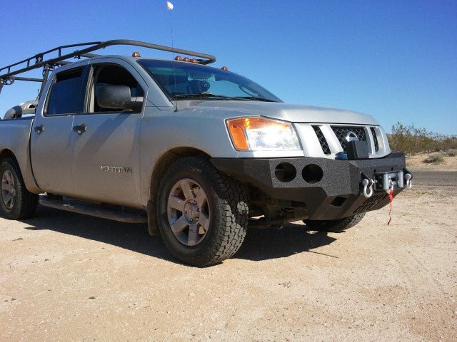 2004-2015 Nissan Titan Front Bumper - Iron Bull BumpersFRONT IRON BUMPER