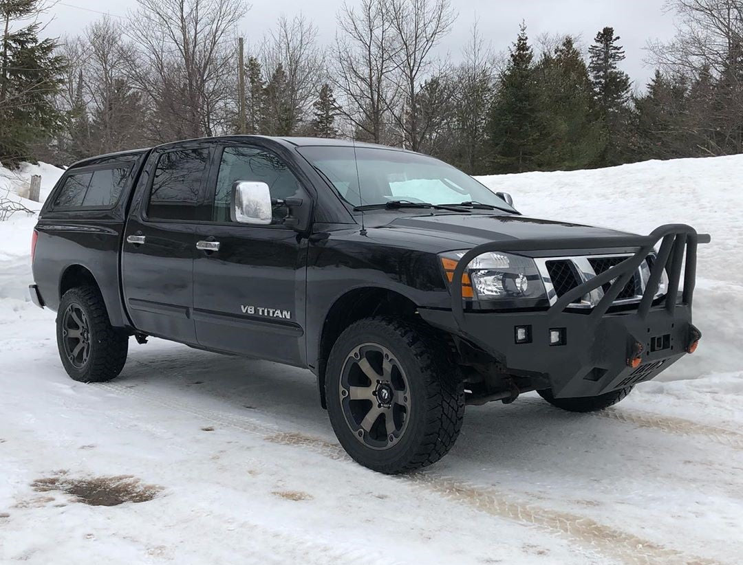 2004-2015 Nissan Titan Front Bumper - Iron Bull BumpersFRONT IRON BUMPER