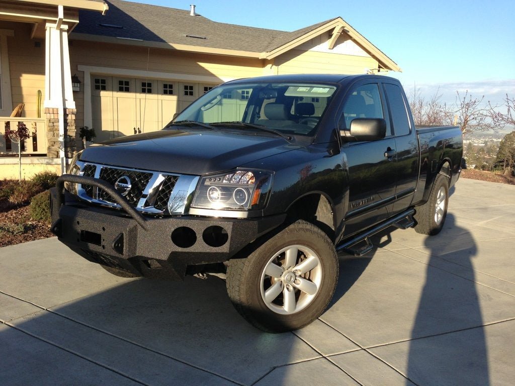 2004-2015 Nissan Titan Front Bumper - Iron Bull BumpersFRONT IRON BUMPER