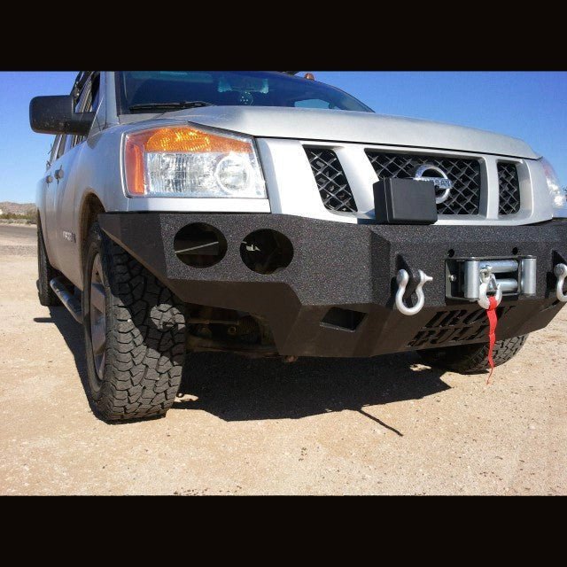 2004-2015 Nissan Titan Front Bumper - Iron Bull BumpersFRONT IRON BUMPER