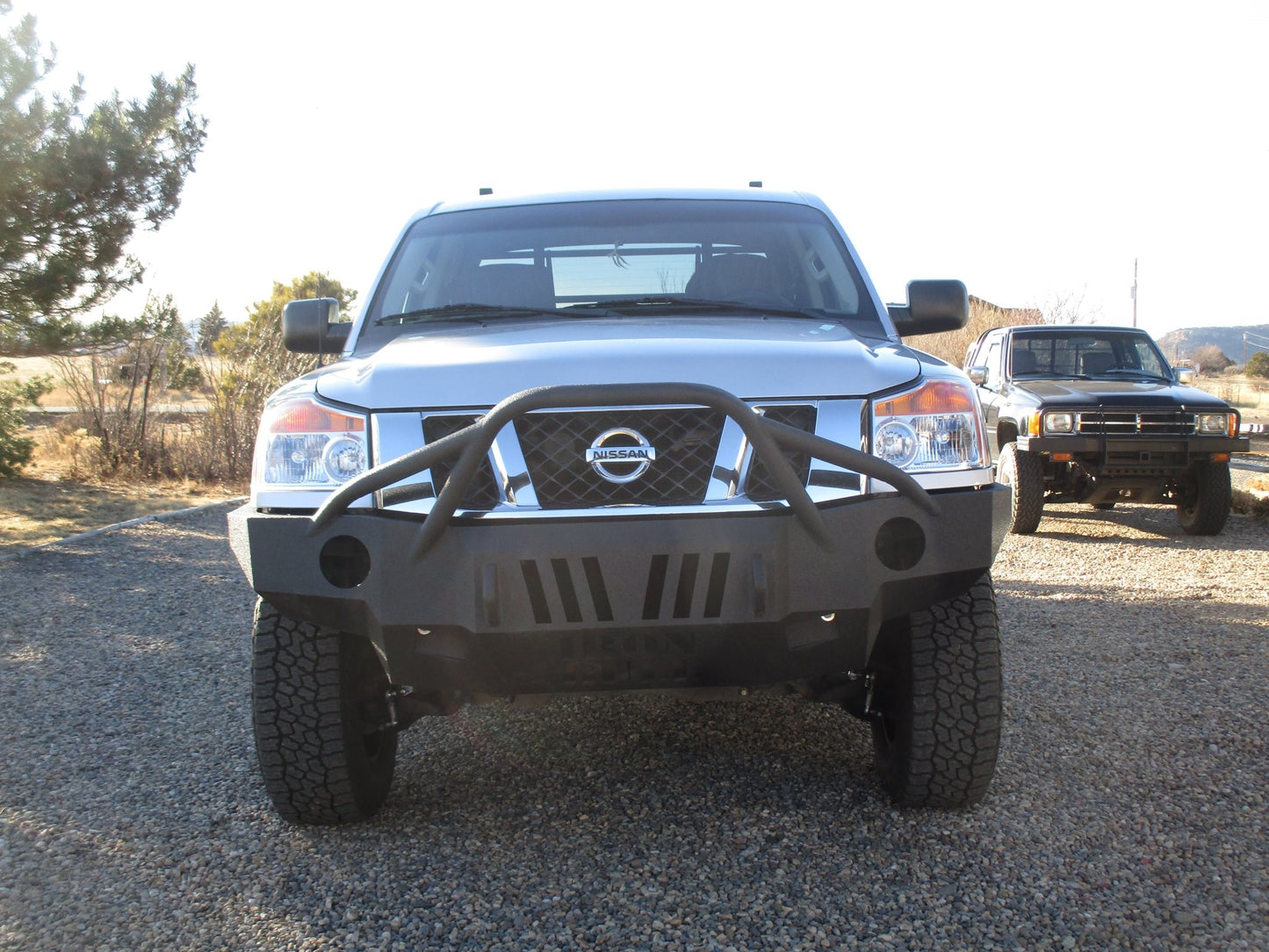 2004-2015 Nissan Titan Front Bumper - Iron Bull BumpersFRONT IRON BUMPER