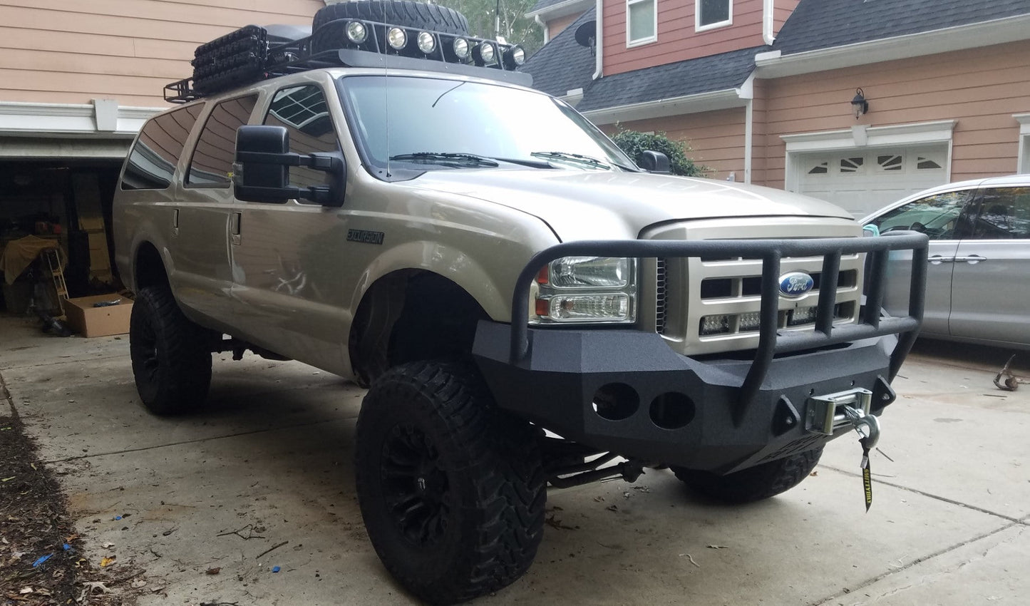 2005-2007 Ford Excursion Front Bumper - Iron Bull BumpersFRONT IRON BUMPER