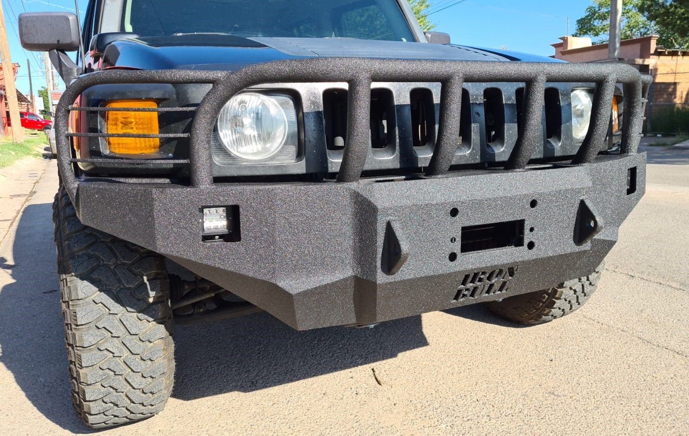 2005-2010 Hummer H3 / H3T Front Bumper - Iron Bull BumpersFRONT IRON BUMPER