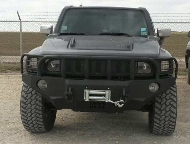 2005-2010 Hummer H3 / H3T Front Bumper - Iron Bull BumpersFRONT IRON BUMPER