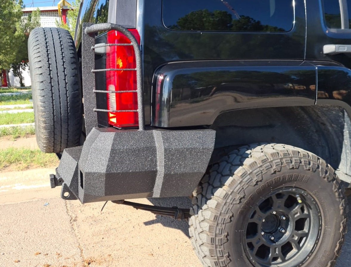 2005-2010 Hummer H3 (ONLY) Rear Bumper - Iron Bull BumpersREAR IRON BUMPER