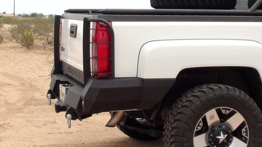 2005-2010 Hummer H3T(ONLY) Rear Bumper - Iron Bull BumpersREAR IRON BUMPER