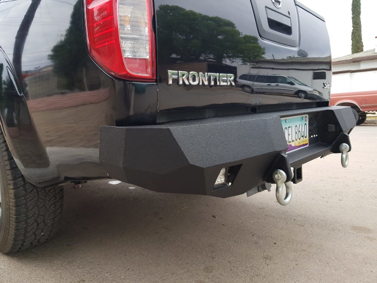 2005-2021 Nissan Frontier Rear Bumper | Parking Sensor Cutouts Available - Iron Bull BumpersREAR IRON BUMPER