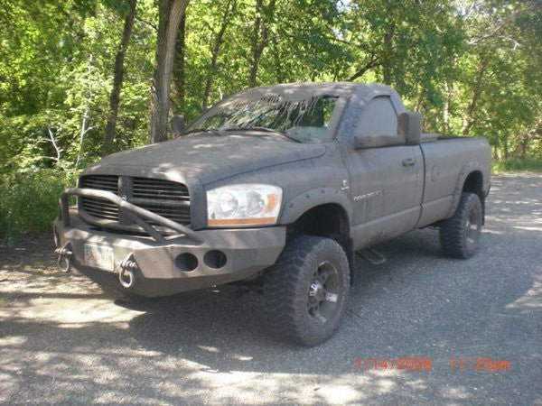 2006-2008 Dodge 1500 Front Bumper - Iron Bull BumpersFRONT IRON BUMPER