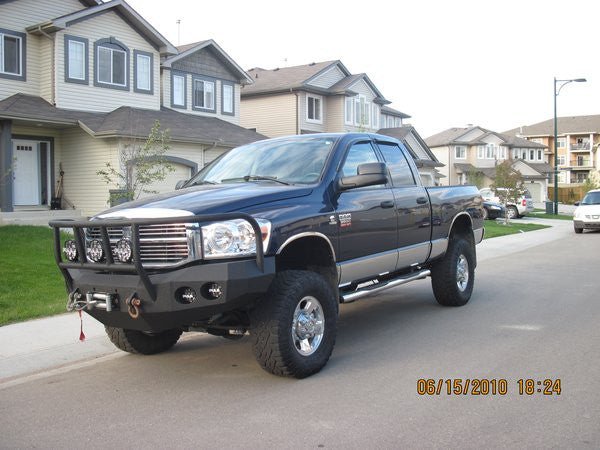 2006-2008 Dodge 1500 Front Bumper - Iron Bull BumpersFRONT IRON BUMPER